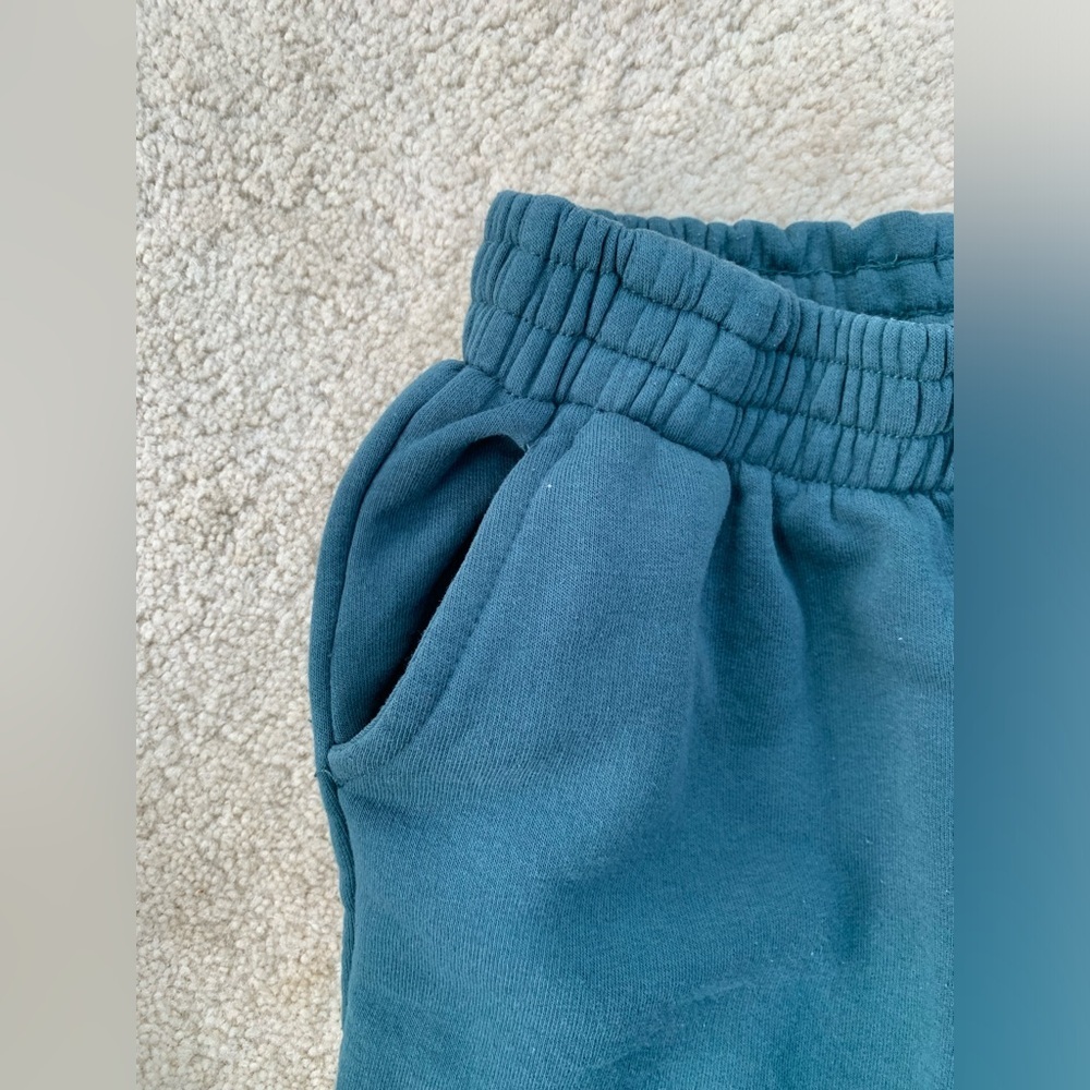 Zara Size 11-12 Teal Two Piece Sweatshirt And Sweatpants Sweat Set - Picture 7 of 9